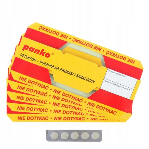 5X LEP PUŁAPKA KLEJ NA KARALUCHY I PRUSAKI PANKO na Arena.pl