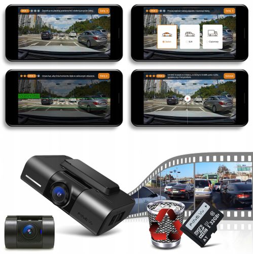 Rejestrator FineVu GX1000 wideorejestrator QHD QHD Wi-Fi GPS RADARY na Arena.pl