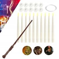 Latające Swiece LED, 10 Sztuk, z Pilotem Zdalnego Sterowania,Swiece Wiszące