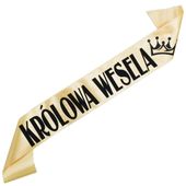 Złota szarfa Królowa Wesela