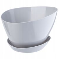 DONICZKA OSŁONKA Z PODSTAWKĄ DONICA POPIEL 18cm