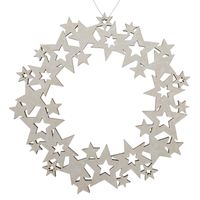ZAWIESZKA DREWNIANA  DEKORACYJNA OZDOBA DO ZAWIESZENIA GWIAZDKI 20cm