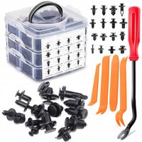 KLIPSY KOŁKI SPINKI SAMOCHODOWE DO TAPICERKI AUTA | 625 ELEMENTÓW ZESTAW