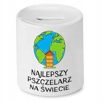 Skarbonka Dla Pszczelarza Najlepszy Pszczelarz Z Nadrukiem Ze Zdjęciem