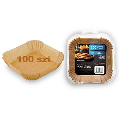 Papier do pieczenia wkładki do frytkownicy 16 cm Berdsen - 100 szt na Arena.pl