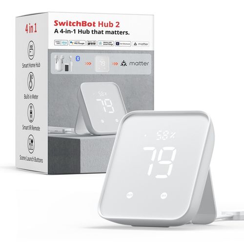 SWITCHBOT INTELIGENTNA CENTRALKA MATTER HUB 2 WIFI HOMEKIT BLUETOOTH IR na Arena.pl
