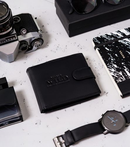 Always Wild pojemny męski portfel skórzany z RFID na Arena.pl