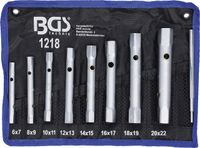Klucze rurowe przelotowe 6-22 mm, 8 szt. Zestaw kluczy BGS-Germany