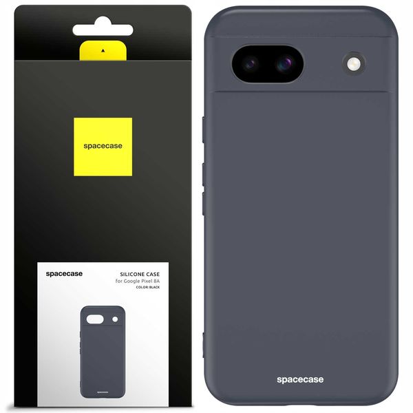 Spacecase Silicone Case Google Pixel 8A Black zdjęcie 1