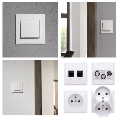 Simon 10 Gniazdo internetowe komputerowe pojedyncze RJ45 kat.5e, biały na Arena.pl