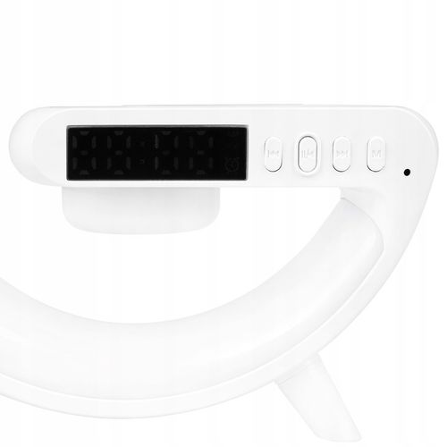 LAMPKA BIURKOWA LED RGB GŁOŚNIK RADIO gamingowa ŁADOWARKA INDUKCYJNA na Arena.pl