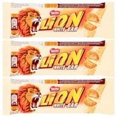 Lion White Nadziewany wafel z karmelem w białej polewie 42 g x 3 sztuk