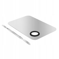 Paletka do mieszania Metalowa tacka ze szpatułką