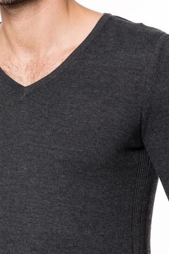 TOM TAILOR V-NECK WITH RIB DETAILS M na Arena.pl