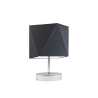 Lampka PASADENA abażur grafitowy stelaż chrom