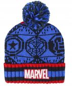 Czapka zimowa z pomponem chłopięca MARVEL 48/50