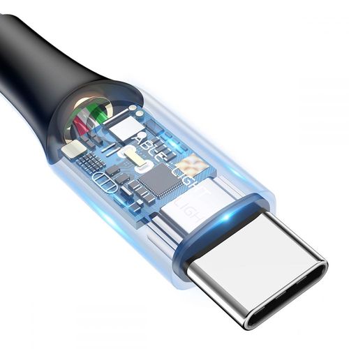 BASEUS C-SHAPED TYPE-C CABLE 100CM BLACK na Arena.pl