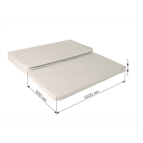 materac gimnastyczny Gamma 150x100 trzyczęściowy 8 cm szary na Arena.pl