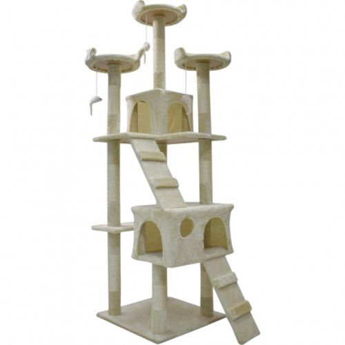 DRAPAK DLA KOTA 170 CM Z DOMKIEM I PLATFORMAMI 7 POZIOMÓW na Arena.pl