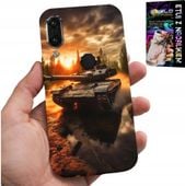 ETUI DO HUAWEI P SMART 2019 - CZOŁG, WOJNA, MILITARIA, WOJSKOWE, WZORY
