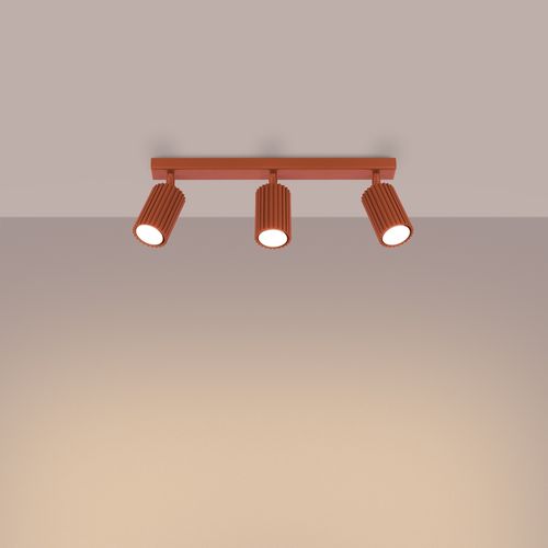 Plafon KARBON 3L ochra czerwona na Arena.pl