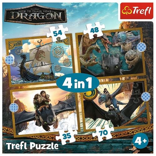puzzle 4w1 smocze dni 34678 na Arena.pl