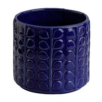 Doniczka Osłonka Ceramiczna Kobalt Cylinder 14 x 13cm