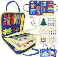 Tablica Sensoryczna Montessori Litery Cyfry