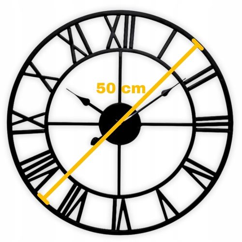 Zegar ścienny duży elektroniczny do salonu kuchni loft cichy na na Arena.pl