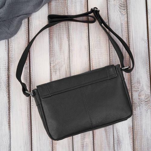 torebka damska mała listonoszka skórzana na ramię czarna paolo peruzzi na Arena.pl