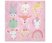 Serwetki papierowe magiczni przyjaciele, 20 szt.