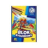 blok rysunkowy a4/20k astra 120g/m2  a'10 9687