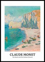 Plakat 50x70cm Design The Beach, Monet Vintage do Salonu