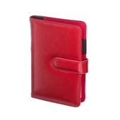 notes notatnik czerwony a6 w linię z wymiennym wkładem 200 stron drops