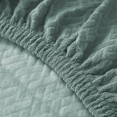 Pokrowiec Na Krzesło Miętowy Żakard Elastyczny na Arena.pl