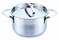 Garnek z pokrywką do odcedzania 24 cm; 5,0 l Maestro MR-3511-24