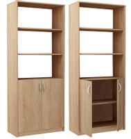 Regał MARK R007 180x74x35 cm Dąb Sonoma 180x74x35 cm