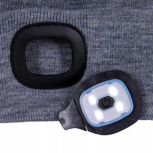 czapka zimowa led z wymienną latarką reis czled_b na Arena.pl