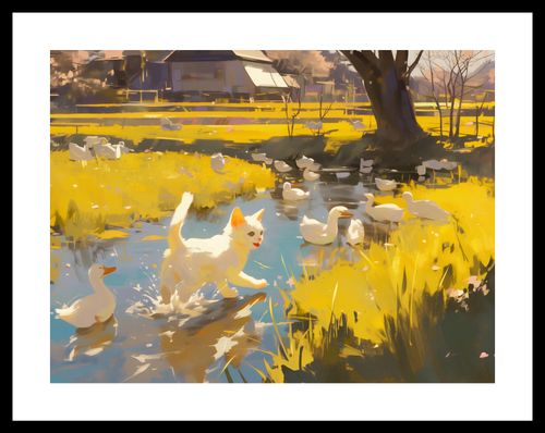 Plakat 40x30cm Słońce na Wsi na Arena.pl