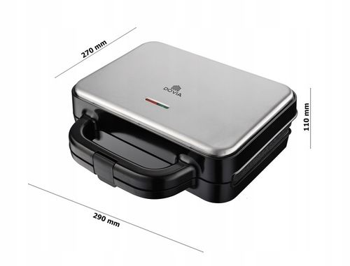 TOSTER OPIEKACZ DO KANAPEK TOSTÓW SANDWICH 1000W STAL NIERDZEWNA na Arena.pl