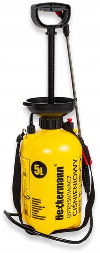 RĘCZNY OPRYSKIWACZ CIŚNIENIOWY SPRYSKIWACZ DUŻA POJEMNOŚĆ 5L REGULACJA DYSZ na Arena.pl