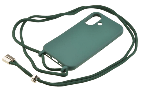 Etui ze sznurkiem RCK do Apple iPhone 16 zielony na Arena.pl