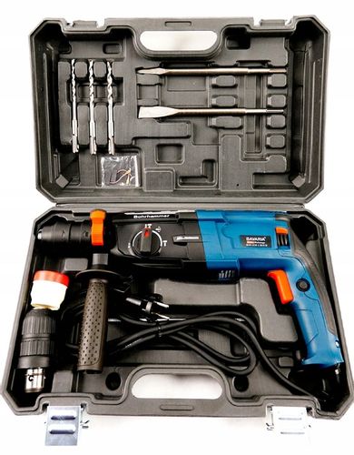 MŁOTOWIERTARKA 2800W SDS+ 2xGŁOWICA 16WIERTEŁ na Arena.pl