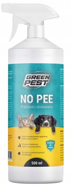 ŚRODEK NO PEE PRZECIW OBSIKIWANIU PSÓW I KOTÓW SPRAY NA PSY KOTY 500ML zdjęcie 1