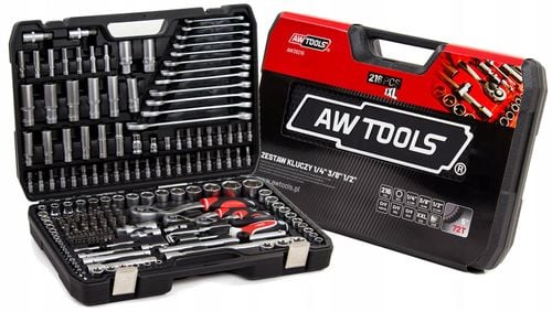 AWTOOLS ZESTAW KLUCZY 216el 1/2"/3/8"/ na Arena.pl