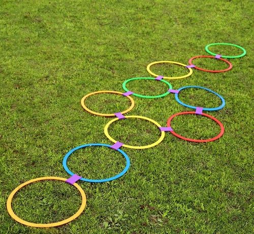 Gra Zręcznościowa Plenerowa Zabawa Ruchowa 3w1 Prezent dla 3 4 5 6 7 latka na Arena.pl