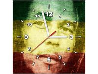 30X30CM ZEGAR BOB MARLEY OBRAZ DREWNO