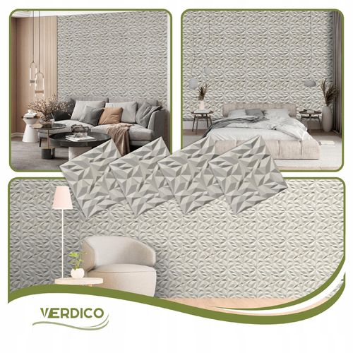 Kaseton Ścienny Sufitowy Kaszmirowy 3D Panele Ścienne 50x50 0,25m2 AMETYST na Arena.pl