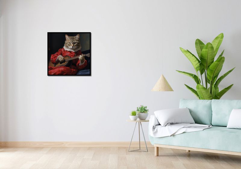 Plakat 60x60cm Melodia Kociej Łapy zdjęcie 4