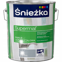 ŚNIEŻKA EMALIA OLEJNO - FTALOWA STALOWY MAT 7001 10L